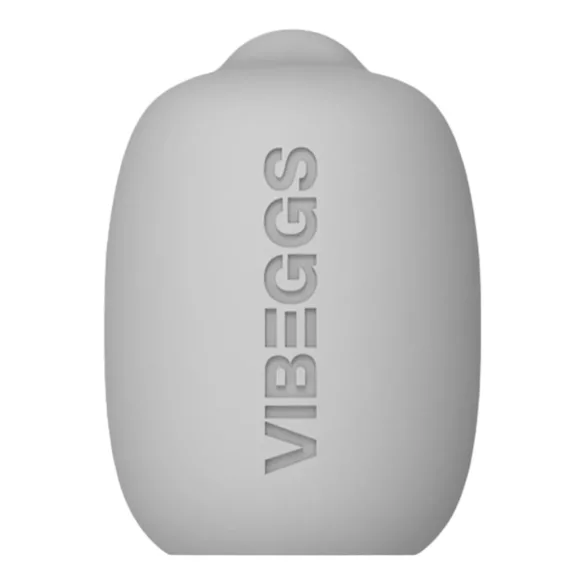 VIBEGGS - vibračné vajíčko masturbátor - rebrované - biele