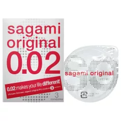 Sagami Original 0,02 - kondóm - 55mm - balenie 3 ks