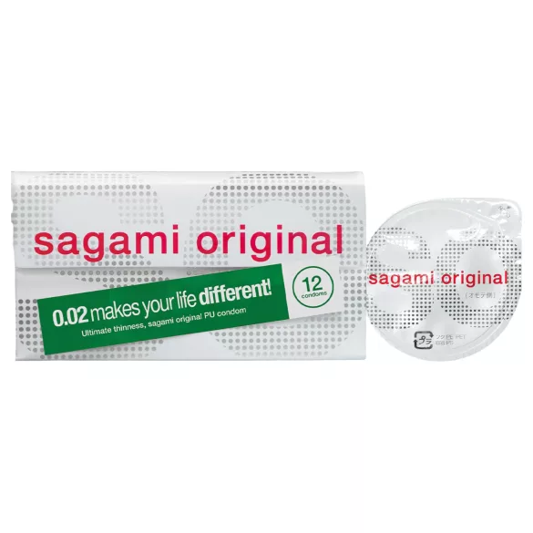 Sagami Original 0,02 - kondóm - ultra tenký - 55mm (12ks)