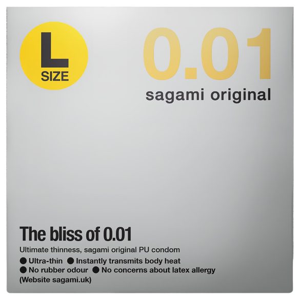 Sagami Original 0,01 L - kondóm - 58mm (1ks)