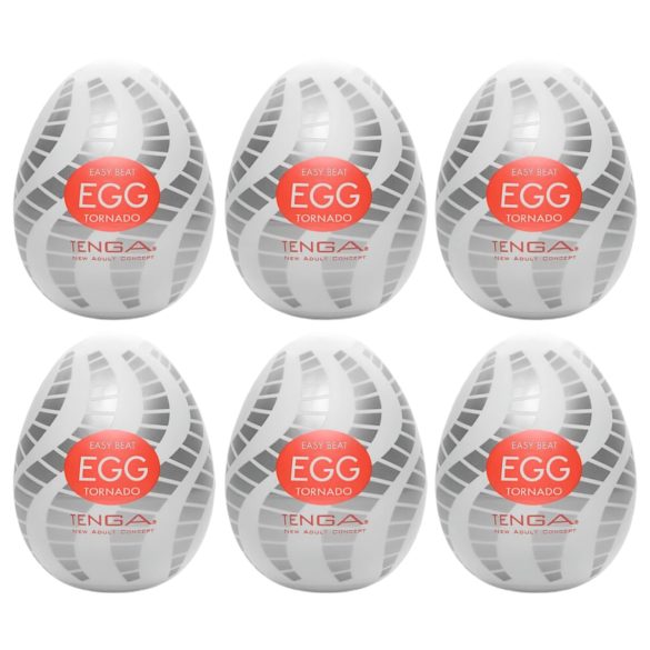 TENGA Egg Tornado - vajíčko na masturbáciu (6ks)