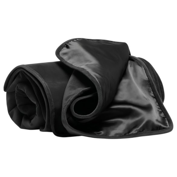 Liberator Fascinator Throw - mikrosaténová sexdeka (čierna)