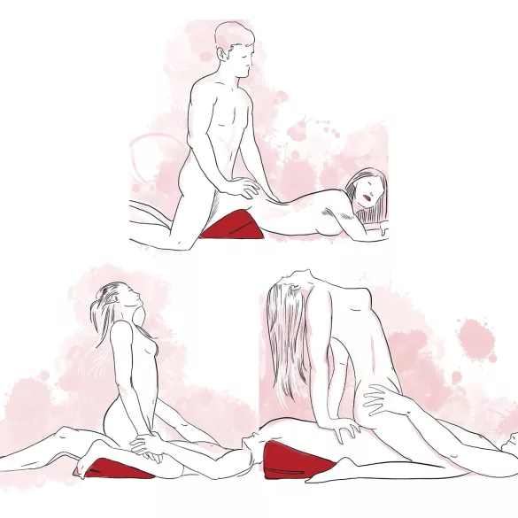 Liberator Wedge - klinový sex vankúš - čierny