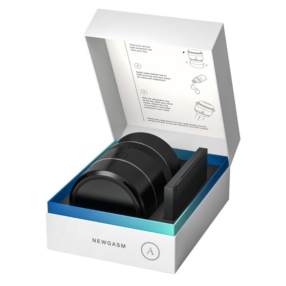 Arcwave - masturbátor pre mužov - rotačný stláčací - čierny