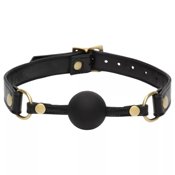 Fifty Shades of Grey - erotická zátka do úst - čierna