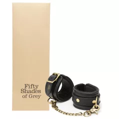 Fifty Shades of Grey - putá na zápästia - čierne