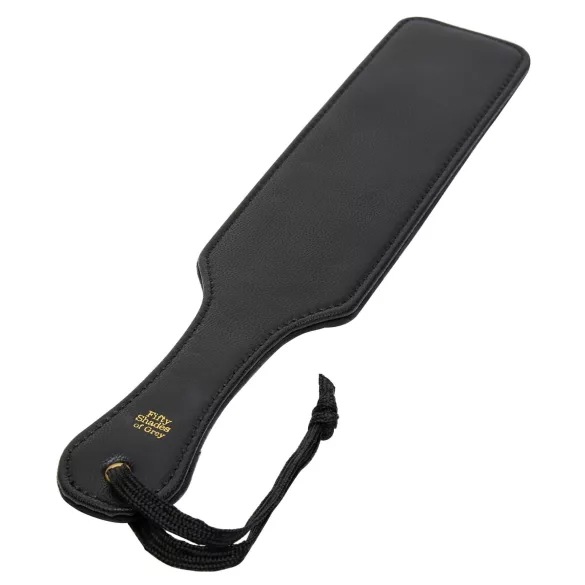 Fifty Shades of Grey - plácačka na zadoček - koža - čierna