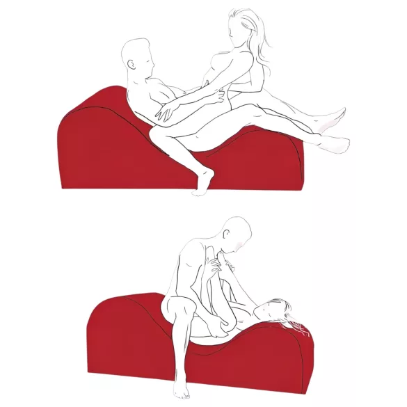 Liberator Esse Lounger - tantra kreslo - nastaviteľné - čierne