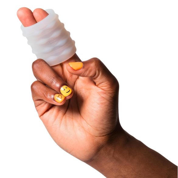 ROMP Mosh - cestovný masturbátor - flexibilný - priehľadný