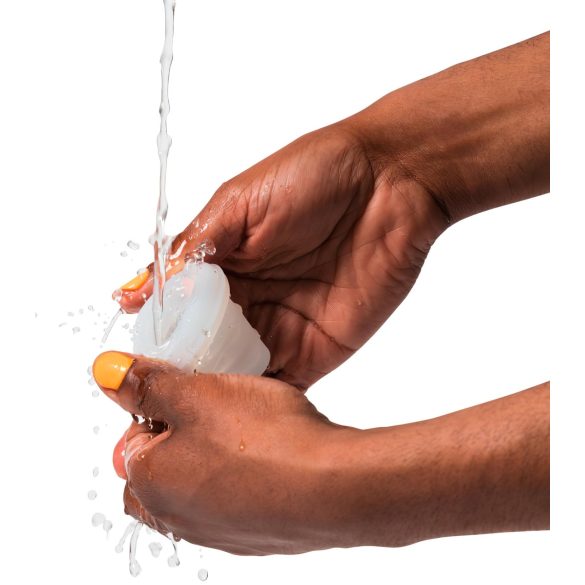 ROMP Mosh - cestovný masturbátor - flexibilný - priehľadný