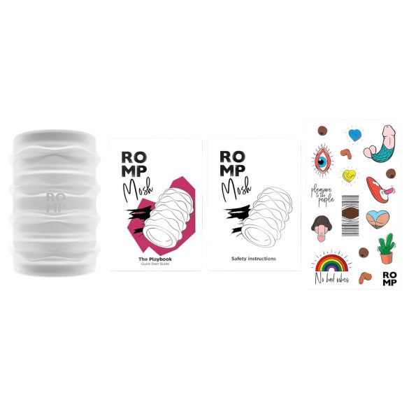 ROMP Mosh - cestovný masturbátor - flexibilný - priehľadný