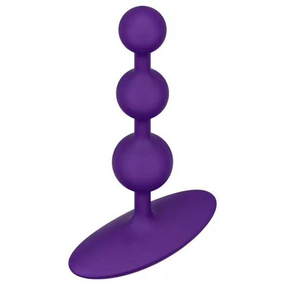 ROMP Amp - análny dildo s perličkami - fialový