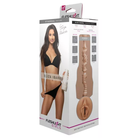 Fleshlight Eliza Ibarra Ethereal - realistická umelá vagína (prírodná)