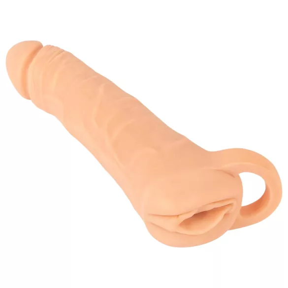 Nature Skin - masturbátor a návlek na penis - realistický - 23 cm - telová farba