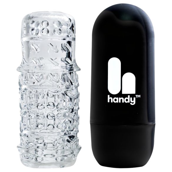 The Handy - masturbátor - realistický pocit TrueGrip Gen 2 - priehľadný