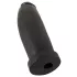 realistixxx Real Giant - obrovský dildo - 30 cm (čierny)