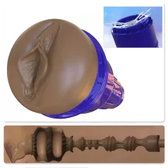  Fleshlight Boost Bang - realistická vagína masturbátor - hnedá