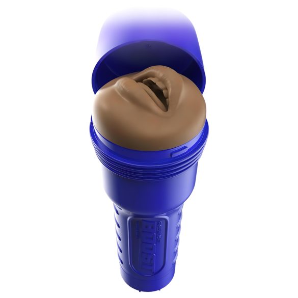 Fleshlight Boost Blow - realistický ústny masturbátor - hnedá