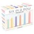 Six in a Row - tréningová sada dildá - 6ks (farebné)