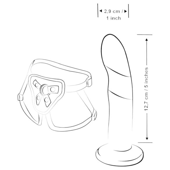 ROMP Piccolo - pegging sada - čierna/modrá