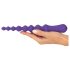 You2Toys - Guľový, flexibilný análny dildo (fialový)