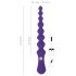 You2Toys - Guľový, flexibilný análny dildo (fialový)