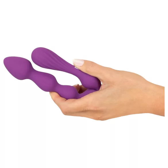 You2Toys - Guľatý, flexibilný anál dildo - (fialová)