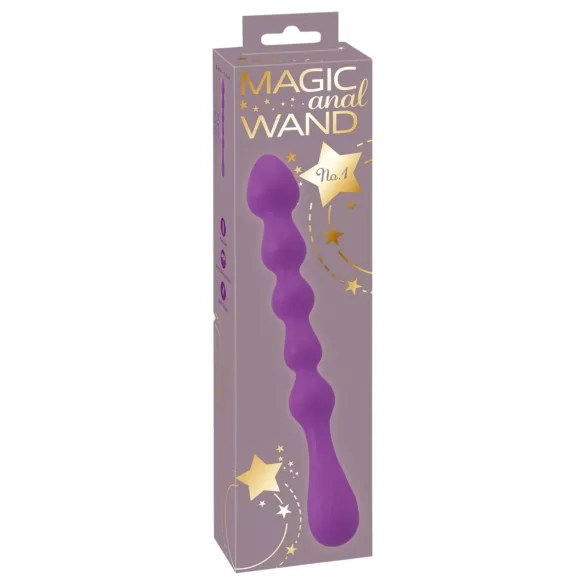You2Toys - Guľatý, flexibilný anál dildo - (fialová)