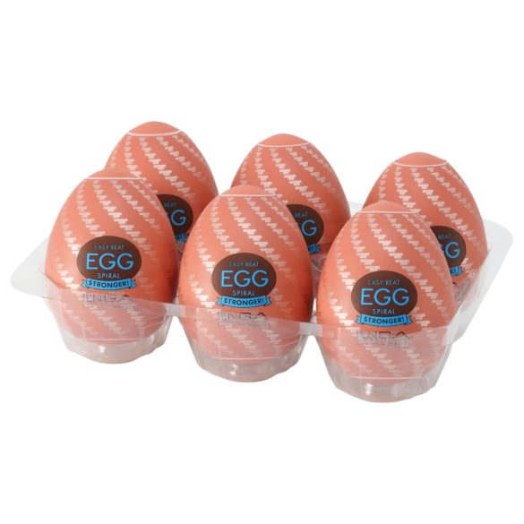 TENGA Egg Spiral Stronger - vibračný vajíčko masturbátor (6ks)