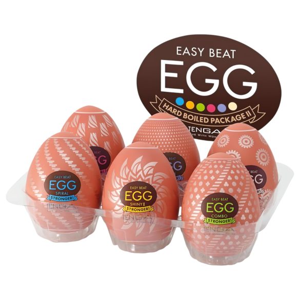 TENGA - Silnejšia vajíčková masturbátor sada - 6ks