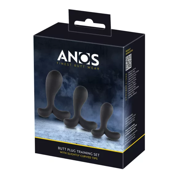 ANOS - análne tréningové kolíky set - čierne