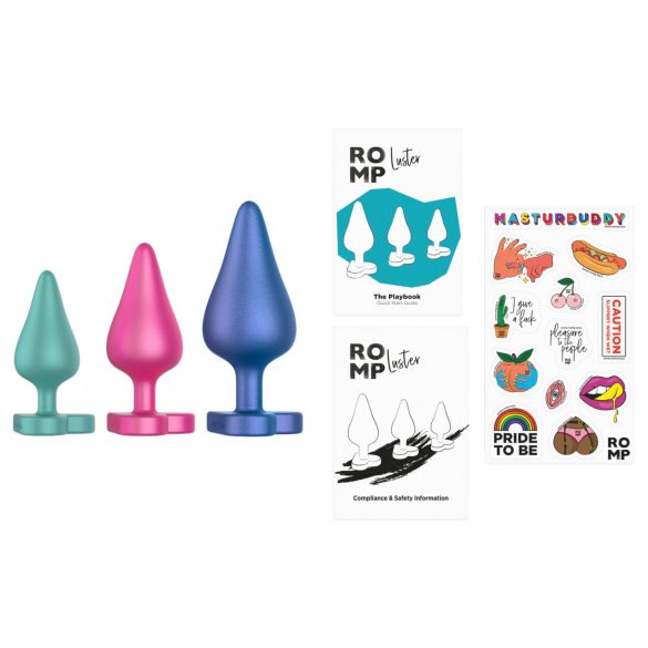 ROMP - análna tréningová sada - 3 diely