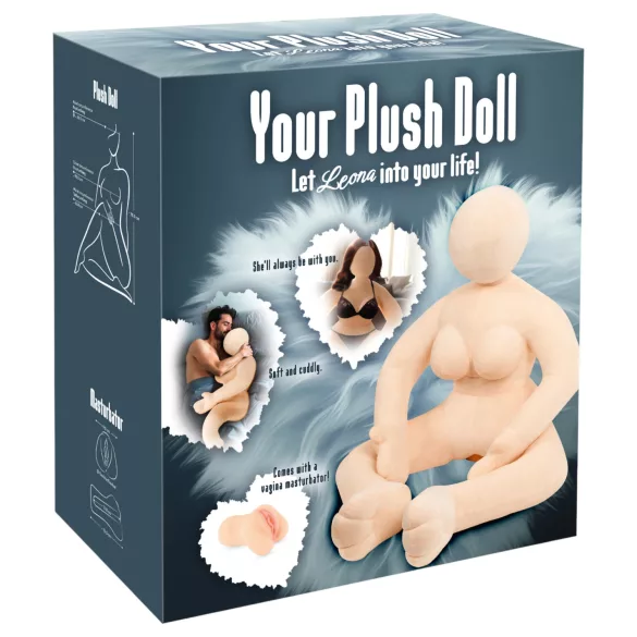 You2Toys - objímateľná plyšová sexbábika (prírodná)