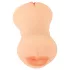 Nature Skin - vaginálny a orálny masturbátor (prírodný)