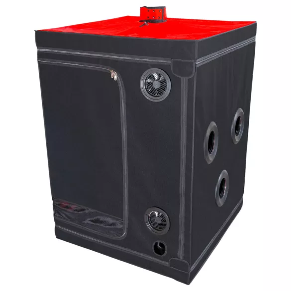 Secretdome - BDSM sex kabína s otvormi (čierna)