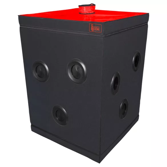 Secretdome - BDSM sex kabína s otvormi (čierna)