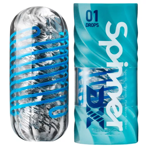 TENGA Spinner DX - masturbátor (priehľadný)