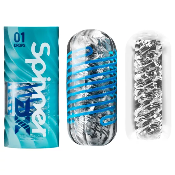 TENGA Spinner DX - masturbátor (priehľadný)