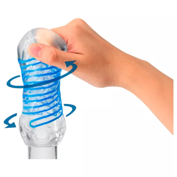 TENGA Spinner DX - masturbátor (priehľadný)