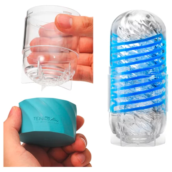 TENGA Spinner DX - masturbátor (priehľadný)