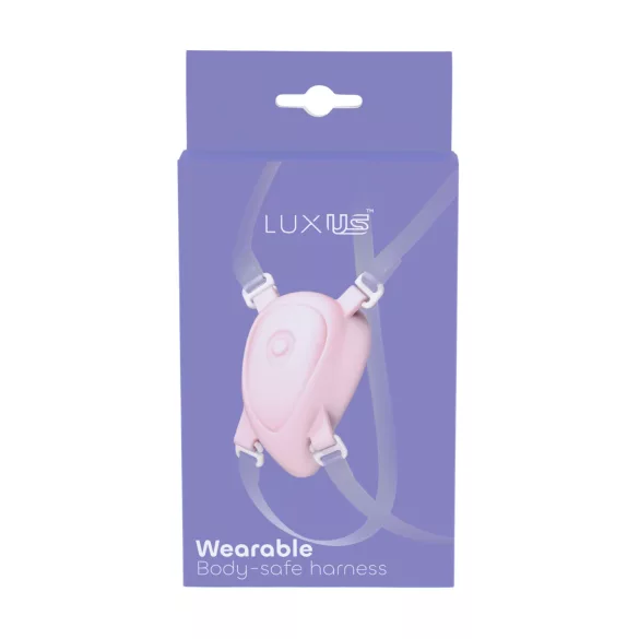 Luxus - pripínací postroj na klitorálny vibrátor (biely)