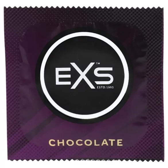 EXS - kondómy čokoládová príchuť - čierne - 100 ks