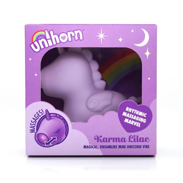Unihorn Karma - vibrátor na klitoris - nabíjateľný - fialový