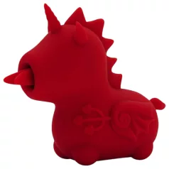  Unihorn Blaze Diablo - vibračný stimulátor klitorisu - nabíjateľný - červený