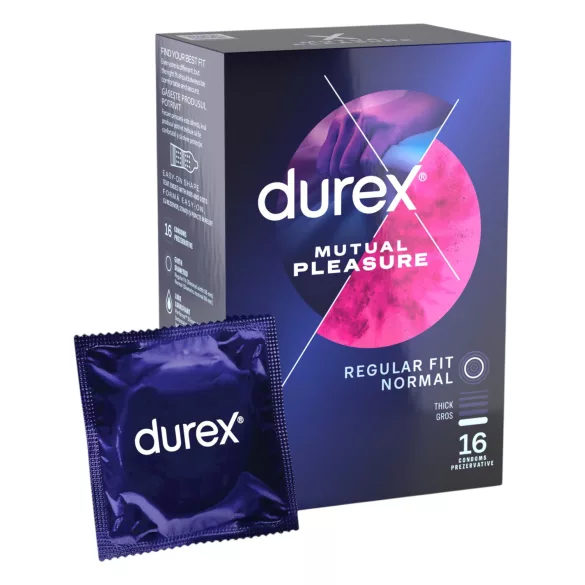 Durex Mutual Pleasure - oneskorené prezervatívy (16 ks)