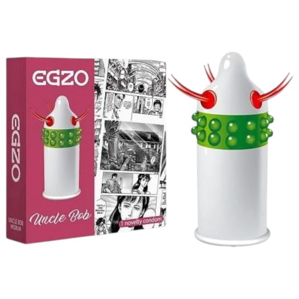Egzo Uncle Bob – pichľavý, chápadlový kondóm (1 ks)