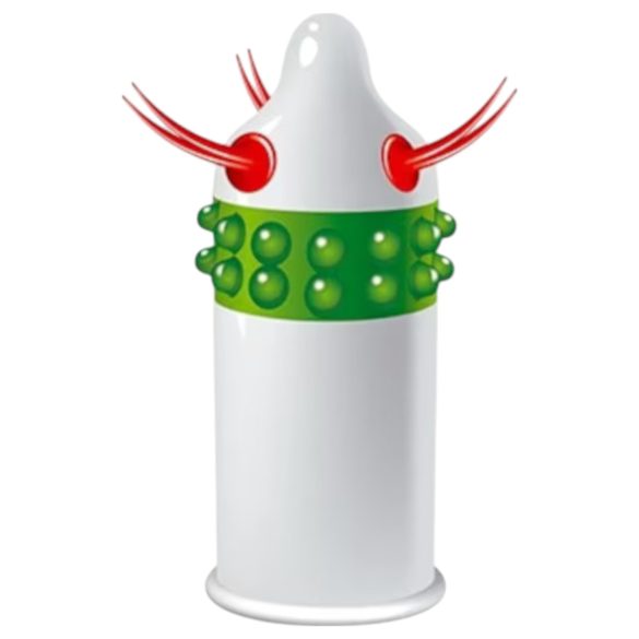 Egzo Uncle Bob – pichľavý, chápadlový kondóm (1 ks)