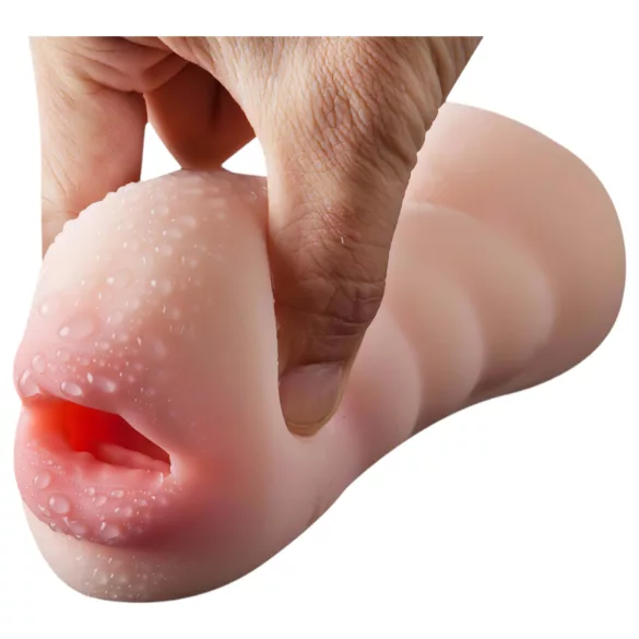 Lonely - masturbátor 2v1 - umelá vagína a ústa - telová farba