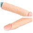 Lonely Max - realistický vibrátor (17cm) - naturálny