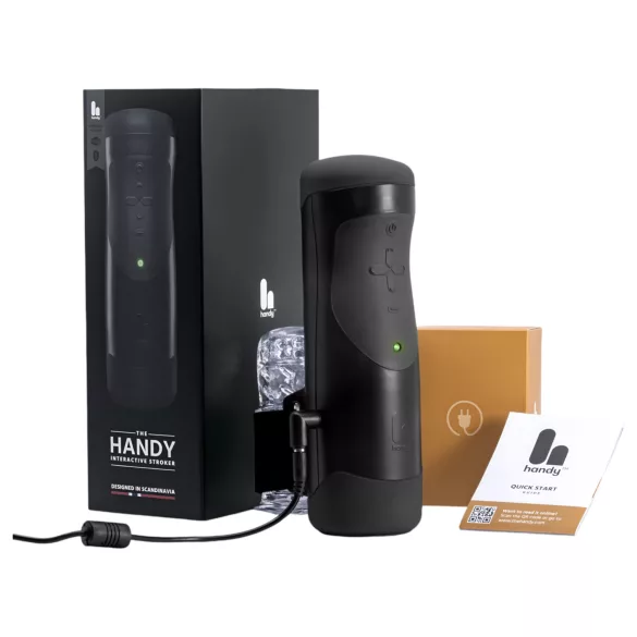 The Handy 1.1 - masturbátor pre VR - smart sieťový - čierny